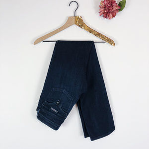 [HUDSON] Straight Leg Dark Wash Denim Jeans